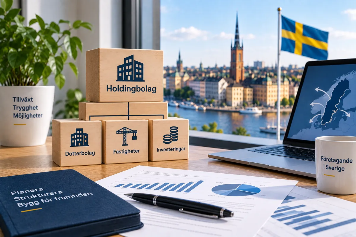 Holdingcég Svédországban – mikor lehet érdemes?